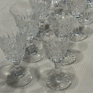 Lismore by WATERFORD CRYSTAL glasses - 14 pc set